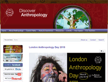 Tablet Screenshot of discoveranthropology.org.uk
